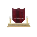 stock luxury souvenir wooden award plaque
